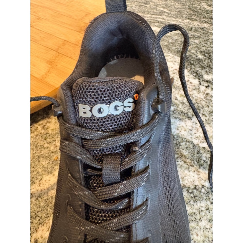 Bogs Slate Knit CT Composite Toe Mens Work Shoes Black 79056CT-001 Size 8.5